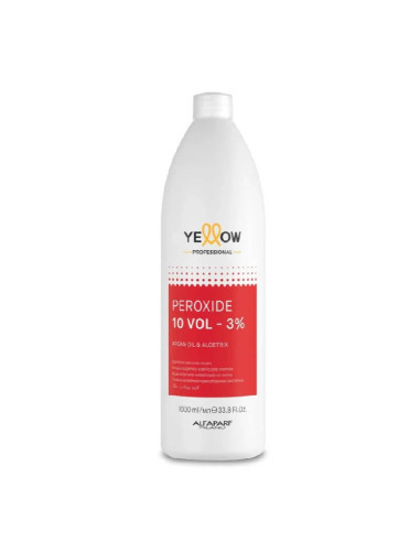 Oxidant cremă Yellow Tech+ 3% 1000ml – pentru nuanțe închise, protecție scalp