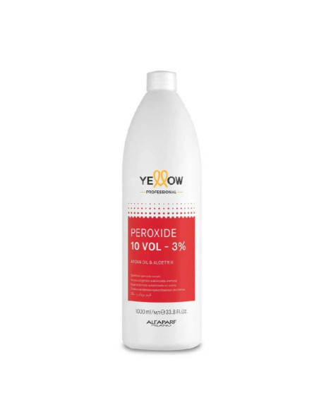 Oxidant cremă Yellow Tech+ 3% 1000ml – pentru nuanțe închise, protecție scalp