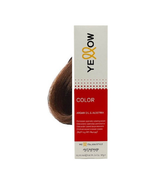 Yellow Alfaparf 7 Blond Natural – vopsea profesională cu Ulei de Argan, 100ml