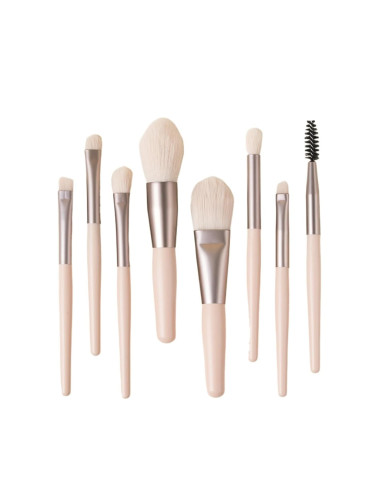 Set 8 Pensule Machiaj Pink