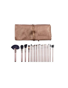 Pensule machiaj Gold 18 buc