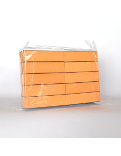 Oferta 10 buc Buffer Orange Negru pentru unghii 100/180 2