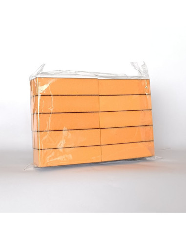 Oferta 10 buc Buffer Orange Negru pentru unghii 100/180
