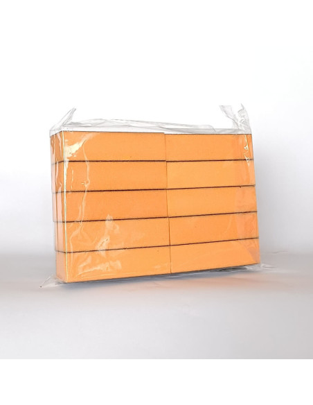 Oferta 10 buc Buffer Orange Negru pentru unghii 100/180