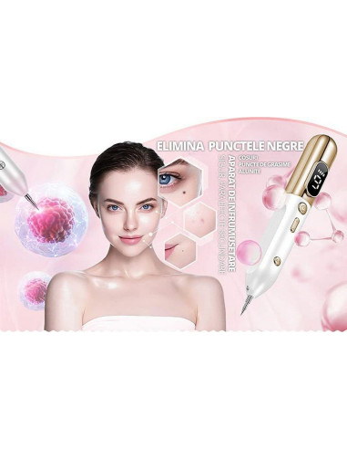Aparat Plasma Pen Total Pro Beauty indepartare pete pistrui cicatrici si negi