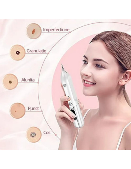 Aparat Plasma Pen Total Pro Beauty indepartare pete pistrui cicatrici si negi