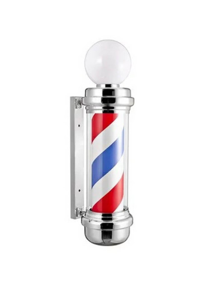Reclama Frizerie tip Stalp Rotativ cu Iluminare LED 72cm