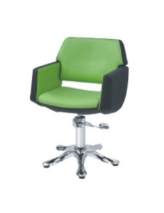 Scaun coafură Capri LuxPro – Eleganță verde-negru pentru saloane moderne