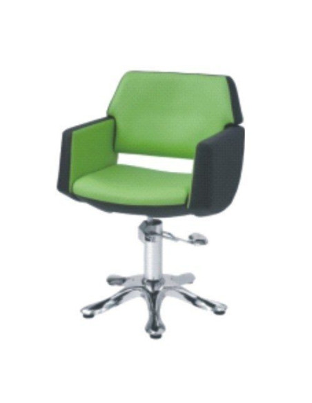 Scaun coafură Capri LuxPro – Eleganță verde-negru pentru saloane moderne