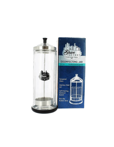 Recipient Sterilizare 1000ml – Sticlă cu Tavă Metalică