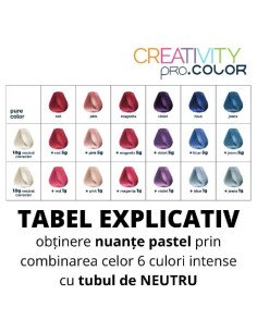 Vopsea pigment Jeans 100ml Pro.co Creativity 2