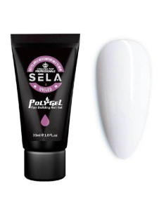 Polygel fast building unghii 30ml, No.02 Alb