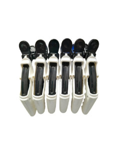 Set 6 Clipsuri Crocodil Plastic pentru Păr 2