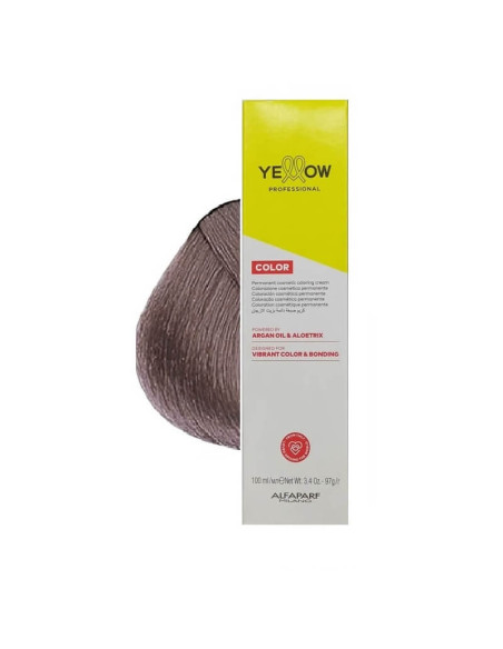 Vopsea Alfaparf 8.21 Blond Cenușiu Mov – cu Argan și Aloetrix, 100ml