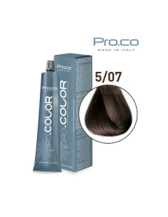 Vopsea de par profesionala 5/07 Castaniu deschis tutun Pro.co