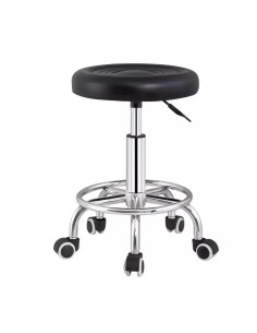 Scaun Universal Frizerie sau Cosmetica cu Pompa Hidraulica - Total Pro Beauty culoare neagra
