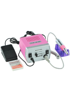 Pilă electrică manichiură profesională – sistem QUIET, freze diamantate incluse