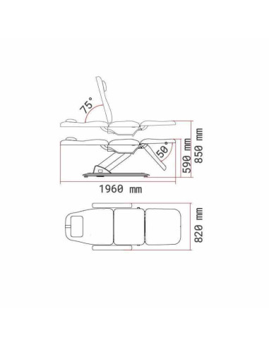 Pat cosmetic profesional cu 3 motoare si incălzire – HEAT 2214A