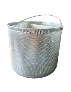 Sită inox 0.8mm pentru decantor ceară 9L – filtrare eficientă, profesională