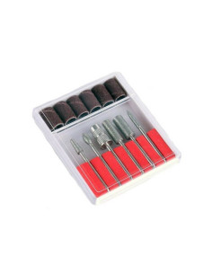 Set 6 freze diamantate manichiură – compatibile cu orice freză electrică, cu 6 inele incluse
