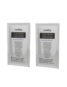 Pudră decolorantă Platinum – 2 × 40g, până la 9 tonuri, ideală pentru blond platinat și suvițe