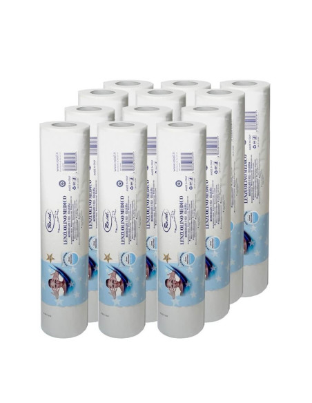 Set 12 Role Cearceaf Hartie de Unica Folosinta Roial 60cm x 80m