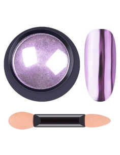 Pudra pentru unghii efect oglinda mov 10gr