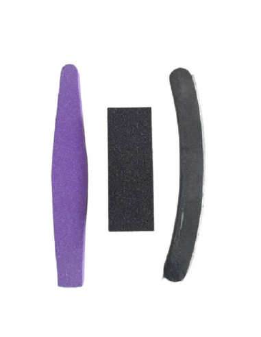 Set pile și buffer manichiură profesională – pentru gel și ojă semipermanentă