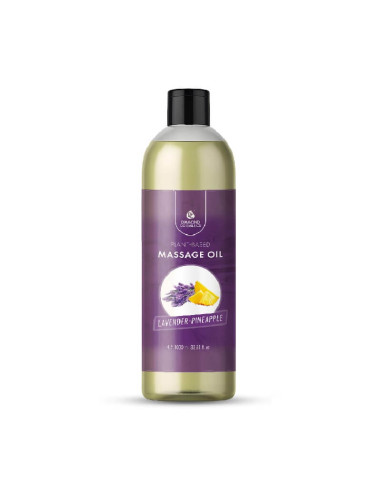 Ulei de masaj Lavandă & Ananas 1L – relaxant, anticelulitic, antioxidant pe bază de plante