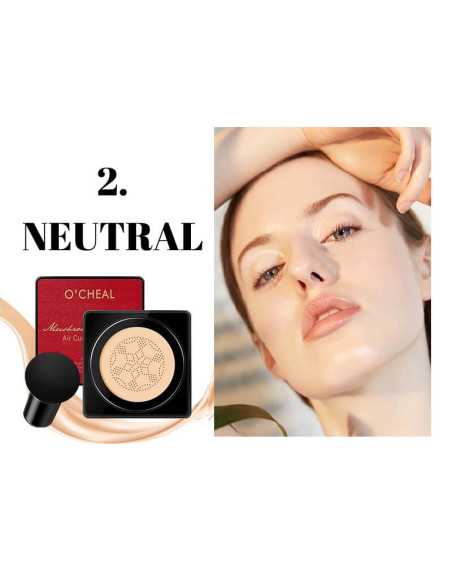 Fond de ten cushion O'cheal – acoperire perfectă, finish luminos