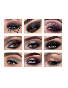 Paletă fard Black Swan – 6 metalice, 3 mate, pigment intens profesional 2