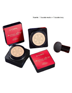 Fond de ten cushion O’Cheal – set 2 nuanțe Neutral & Ivory