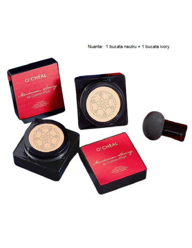 Fond de ten cushion O’Cheal – set 2 nuanțe Neutral & Ivory