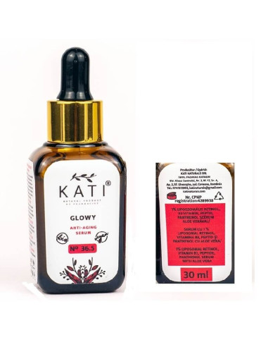 Ser facial anti-îmbătrânire cu retinol 30 ml – bio, vegan, românesc