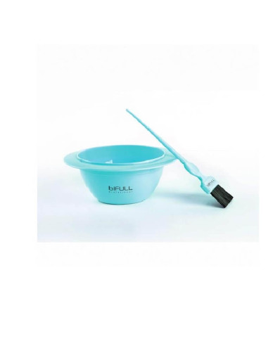 Set Bifull bol + pensulă turquoise – profesional pentru vopsit
