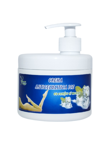 Cremă anticelulitică Ice 500 ml – efect de răcire și remodelare