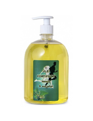 Ulei masaj mentă-eucalipt, efect răcoritor și relaxant, profesional 1000 ml