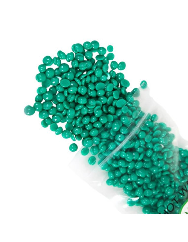 Ceară verde granule cu Aloe, elastică, fără colofoniu, 1000 g.