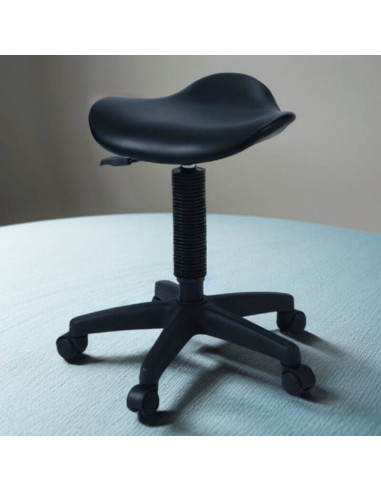 Scaun ucenic profesional pentru Coafura si Cosmetica, negru