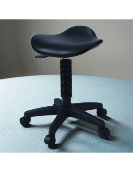 Scaun ucenic profesional pentru Coafura si Cosmetica, negru
