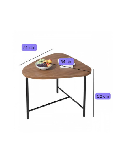 Masuta de cafea triunghiulara