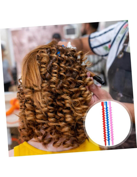 Set bigudiuri spirala 12 buc, ondulare fără căldură