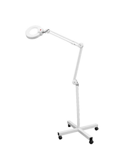 Lupa cosmetica cu picior si lumina rece