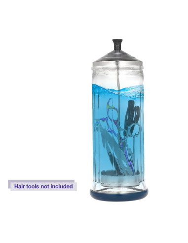 Recipient Sterilizare 1000ml – Sticlă cu Tavă Metalică