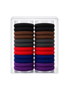 Elastic pentru par color 24 bucati