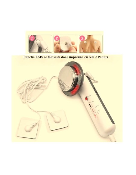 Aparat de slabit infrarosu, ultrasonic, electrostimulare Ems 3in1