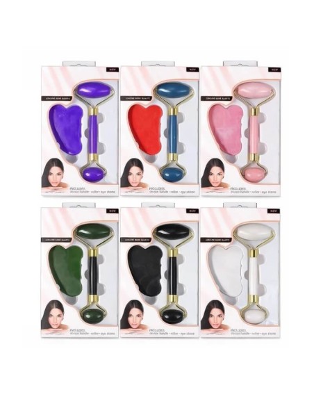 Set pentru masaj facial Gua Sha 2buc