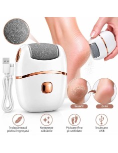 Pila electrica pentru calcaie cu incarcare usb 2