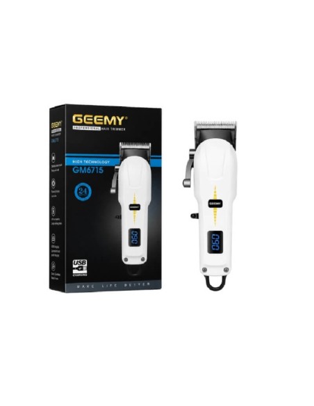 Trimmer cu acumulator și afișaj Geemy 6715 pentru contur