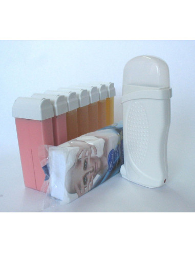 Kit Free Titaniu – epilare profesională cu ceară blândă și benzi groase incluse